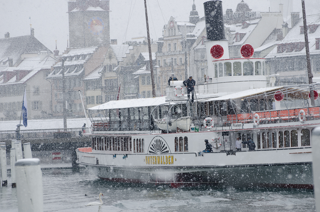 Winterdampffahrt an Ostern 2012