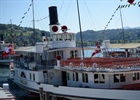 Dampfschiff Gallia, 100 Jahre Jung, feiert am 18. Mai 2013 mit einer grossen Schiffsparade auf dem Vierwaldstättersee den runden Geburtstag
