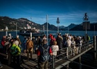 Dampfschiff URI steht still