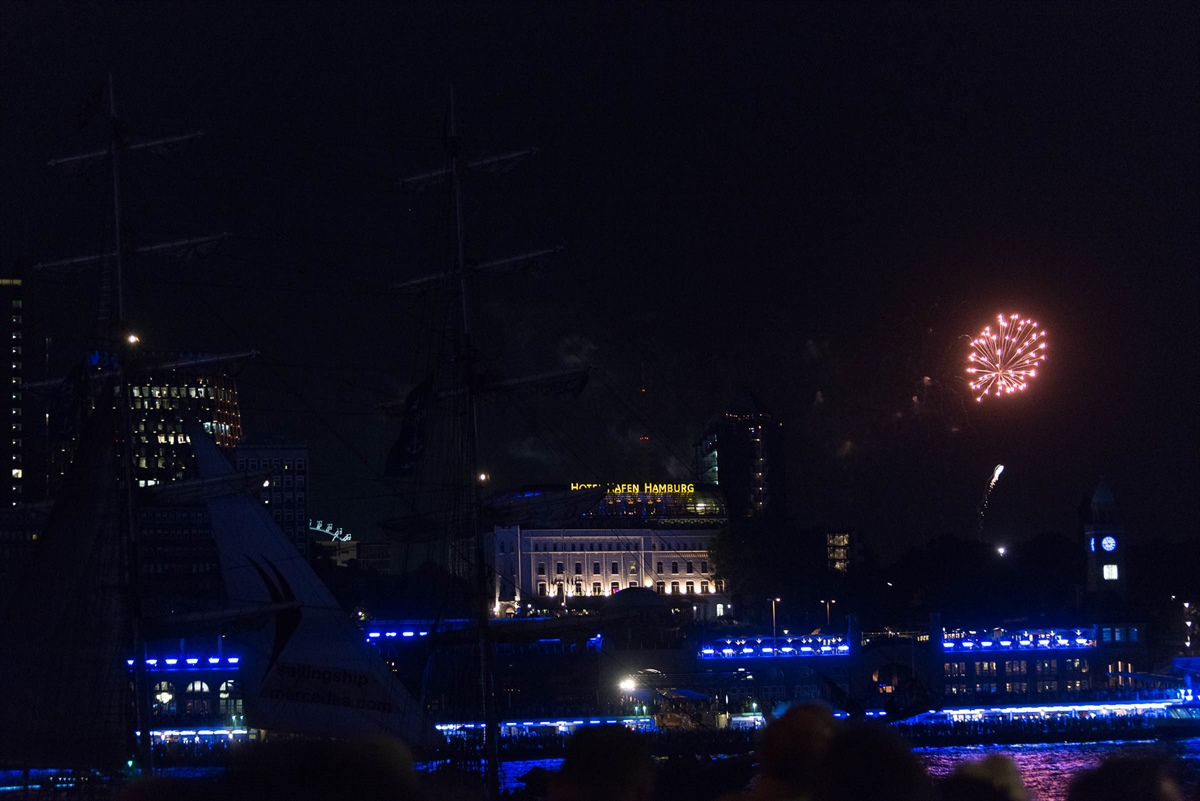 Feuerwerk in Hamburg - hautnah erleben