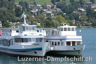 Motorschiff Pilatus letzte Fahrt nach Rotzloch