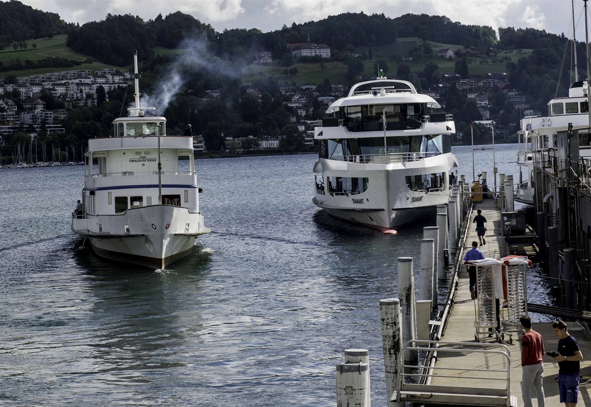 Die allerletzte Fahrt von Motorschiff Rigi